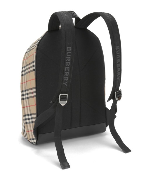 BURBERRY（バーバリー）の「BURBERRY VINTAGE CHECK BACKPACK バーバリー チェック バックパック（バックパック/リュック・メンズ・ベージュ・FREE）」の10枚目の写真