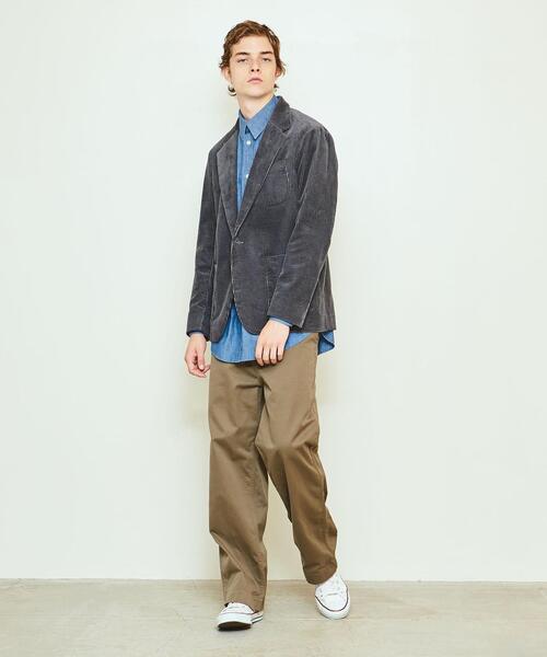 UNITED ARROWS & SONS(ユナイテッドアローズアンドサンズ)の「<UNITED ARROWS & SONS> WIDE WALE CORD JACKET/テーラードジャケット(テーラードジャケット・メンズ・ブラウン/グレー・S/M/L/XL)」の11枚目の写真