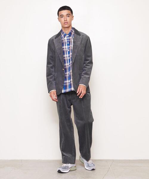 UNITED ARROWS & SONS(ユナイテッドアローズアンドサンズ)の「<UNITED ARROWS & SONS> WIDE WALE CORD JACKET/テーラードジャケット(テーラードジャケット・メンズ・ブラウン/グレー・S/M/L/XL)」の12枚目の写真