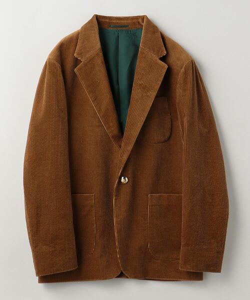 UNITED ARROWS & SONS(ユナイテッドアローズアンドサンズ)の「<UNITED ARROWS & SONS> WIDE WALE CORD JACKET/テーラードジャケット(テーラードジャケット・メンズ・ブラウン/グレー・S/M/L/XL)」の13枚目の写真