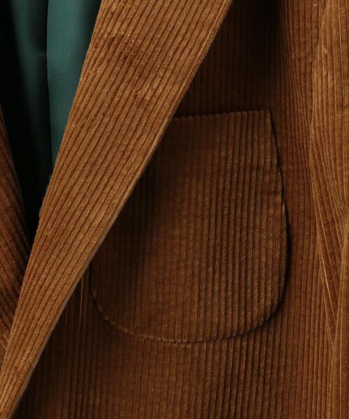 UNITED ARROWS & SONS(ユナイテッドアローズアンドサンズ)の「<UNITED ARROWS & SONS> WIDE WALE CORD JACKET/テーラードジャケット(テーラードジャケット・メンズ・ブラウン/グレー・S/M/L/XL)」の18枚目の写真
