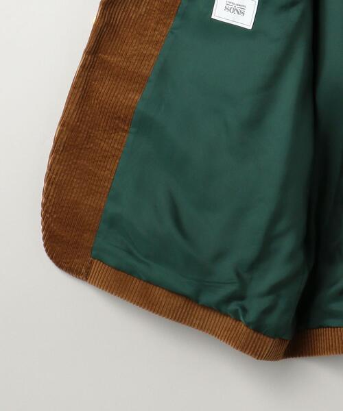 UNITED ARROWS & SONS(ユナイテッドアローズアンドサンズ)の「<UNITED ARROWS & SONS> WIDE WALE CORD JACKET/テーラードジャケット(テーラードジャケット・メンズ・ブラウン/グレー・S/M/L/XL)」の19枚目の写真