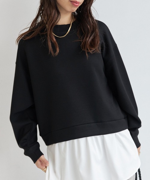 AIC.（エーアイシー）の「裾ドッキングプルオーバー（Tシャツ/カットソー・レディース・グレー/ブラック/ネイビー・FREE）」の6枚目の写真