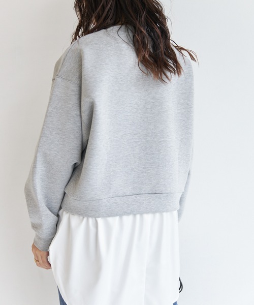 AIC.（エーアイシー）の「裾ドッキングプルオーバー（Tシャツ/カットソー・レディース・グレー/ブラック/ネイビー・FREE）」の21枚目の写真