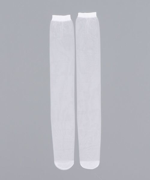 Loueme（ルエム）の「20Dシアーニーハイソックス（ソックス/靴下・レディース・ホワイト/ブラック・FREE）」の12枚目の写真