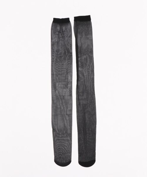 Loueme（ルエム）の「20Dシアーニーハイソックス（ソックス/靴下・レディース・ホワイト/ブラック・FREE）」の11枚目の写真