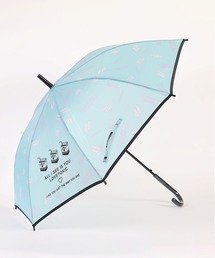LOVETOXIC（ラブトキシック）の「LOVETOXIC/ラブトキシック　晴雨兼用ジュニア総柄長傘　58cm（長傘・キッズ）」