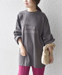 SHIPS | 【WEB限定】ボリュームスリーブプリントTEE◆(Tシャツ/カットソー)