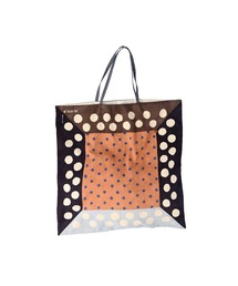 訳あり】45R カディの水玉バンダナバッグ 大