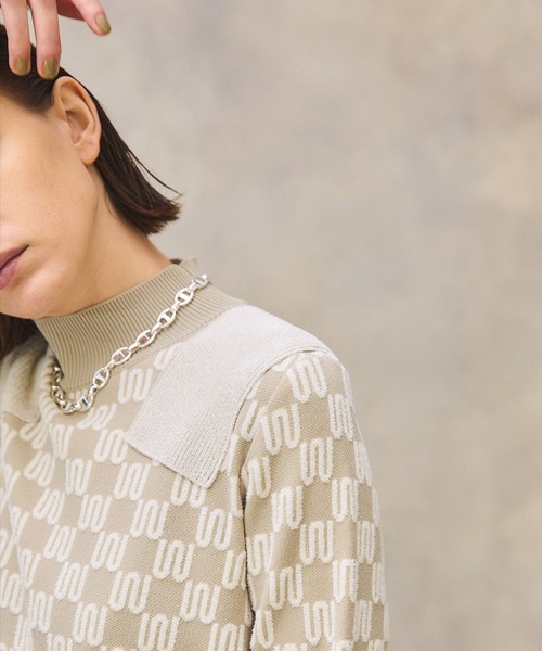 PUBLIC TOKYO（パブリックトウキョウ）の「パイルジャガードニット  