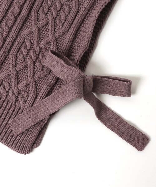 BREEZE（ブリーズ）の「前後2WAYケーブルニットベスト（ニット/セーター・キッズ・パープル/ベージュ・120/100/90/140）」の13枚目の写真