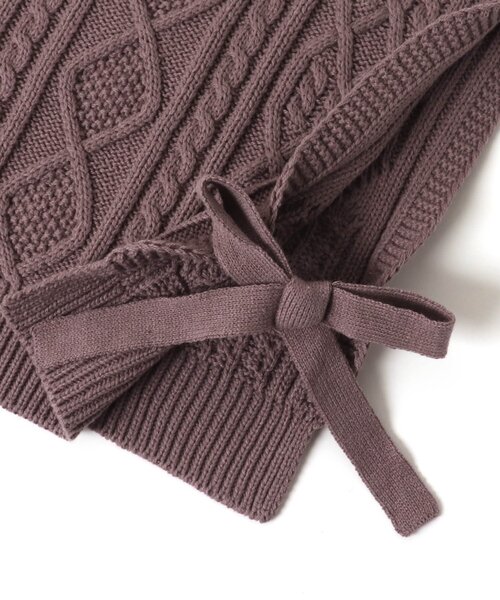 BREEZE（ブリーズ）の「前後2WAYケーブルニットベスト（ニット/セーター・キッズ・パープル/ベージュ・120/100/90/140）」の14枚目の写真