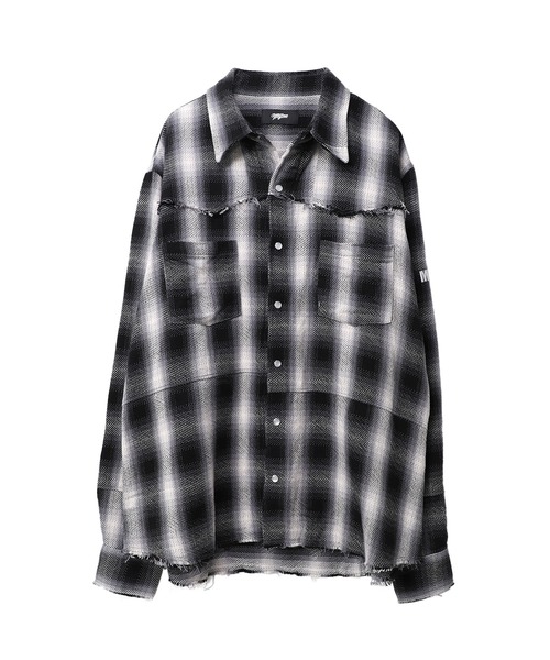 MYne(マイン)の「【MYne】ウェスタンオンブレチャックシャツ/Western Omble Check Shirt(シャツ/ブラウス・メンズ・ブラック/レッド/イエロー・S/M/L)」の16枚目の写真