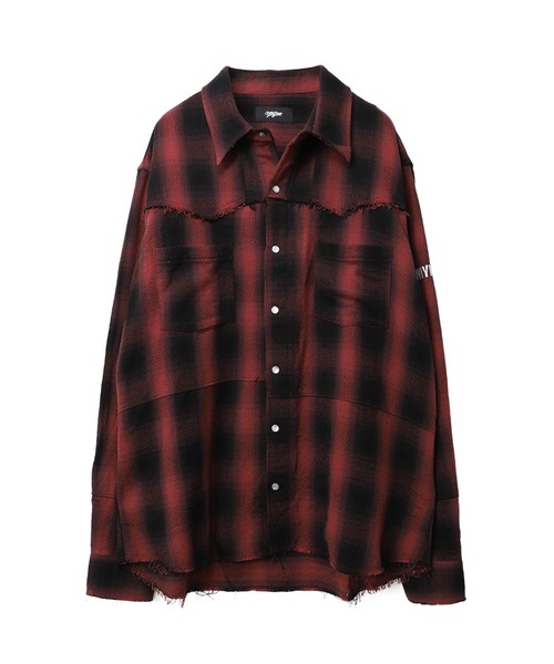 MYne(マイン)の「【MYne】ウェスタンオンブレチャックシャツ/Western Omble Check Shirt(シャツ/ブラウス・メンズ・ブラック/レッド/イエロー・S/M/L)」の19枚目の写真