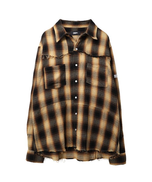 MYne(マイン)の「【MYne】ウェスタンオンブレチャックシャツ/Western Omble Check Shirt(シャツ/ブラウス・メンズ・ブラック/レッド/イエロー・S/M/L)」の22枚目の写真