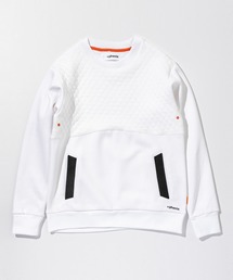 +phenix(プラスフェニックス)Quilt Sweat Pullover スウェット/裏起毛/プルオーバー/キルティング/クルーネック