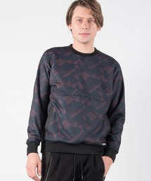 +phenix(プラスフェニックス)Quilt Sweat Pullover スウェット/裏起毛/プルオーバー/キルティング/クルーネック