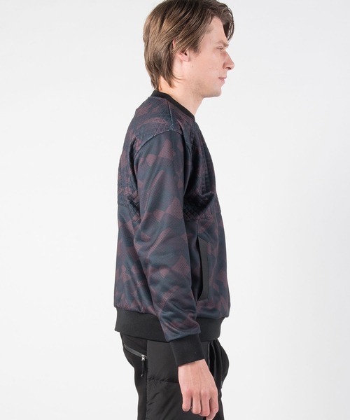 +phenix(プラスフェニックス)の「+phenix(プラスフェニックス)Quilt Sweat Pullover スウェット/裏起毛/プルオーバー/キルティング/クルーネック(Tシャツ/カットソー・メンズ・ホワイト/ブラック/カーキ/ホワイト×グレー・S/M/L/XL/XXL)」の12枚目の写真