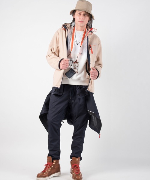 +phenix(プラスフェニックス)の「+phenix(プラスフェニックス)Quilt Sweat Pullover スウェット/裏起毛/プルオーバー/キルティング/クルーネック(Tシャツ/カットソー・メンズ・ホワイト/ブラック/カーキ/ホワイト×グレー・S/M/L/XL/XXL)」の19枚目の写真