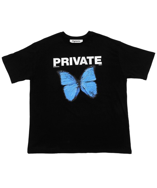 Figments（フィグメンツ）の「バタフライTシャツ（Tシャツ/カットソー・レディース・ホワイト/ブラック・FREE）」の10枚目の写真