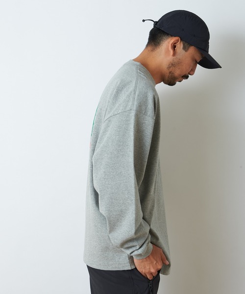 Woods（ウッズ）の「【WOODS / ウッズ】スーパーヘビープリントロングTシャツ（Tシャツ/カットソー・メンズ・ライトグレー/ブラック/アイボリー・M/L）」の19枚目の写真
