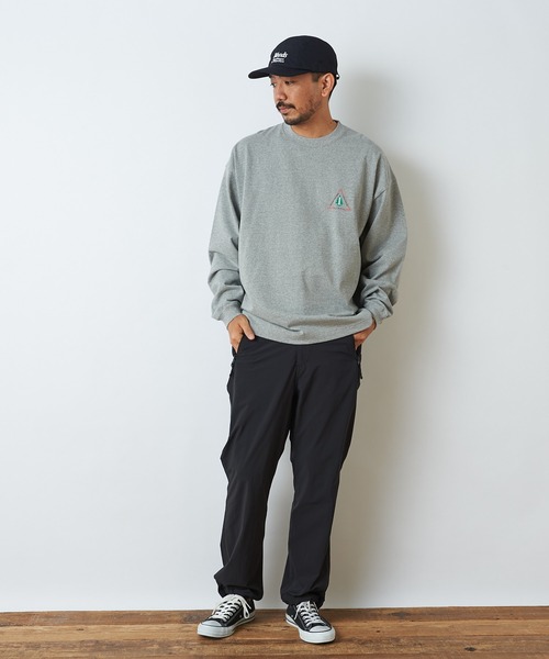 Woods（ウッズ）の「【WOODS / ウッズ】スーパーヘビープリントロングTシャツ（Tシャツ/カットソー・メンズ・ライトグレー/ブラック/アイボリー・M/L）」の11枚目の写真