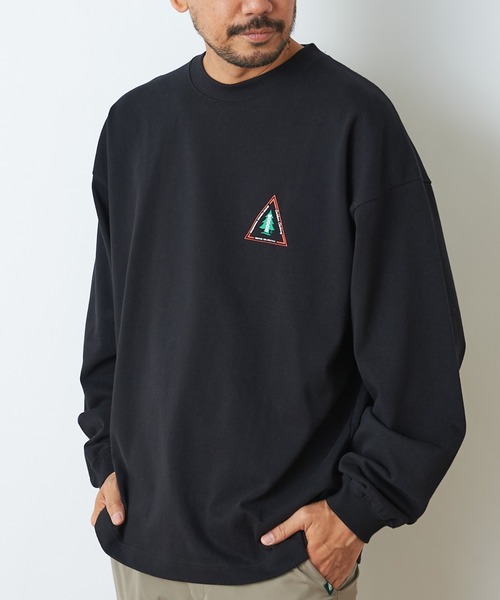 Woods（ウッズ）の「【WOODS / ウッズ】スーパーヘビープリントロングTシャツ（Tシャツ/カットソー・メンズ・ライトグレー/ブラック/アイボリー・M/L）」の9枚目の写真