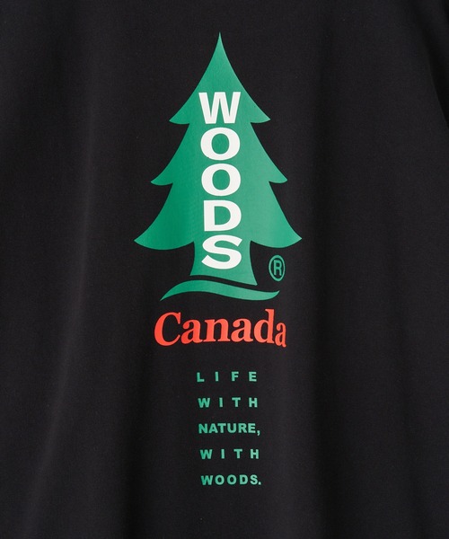 Woods（ウッズ）の「【WOODS / ウッズ】スーパーヘビープリントロングTシャツ（Tシャツ/カットソー・メンズ・ライトグレー/ブラック/アイボリー・M/L）」の16枚目の写真