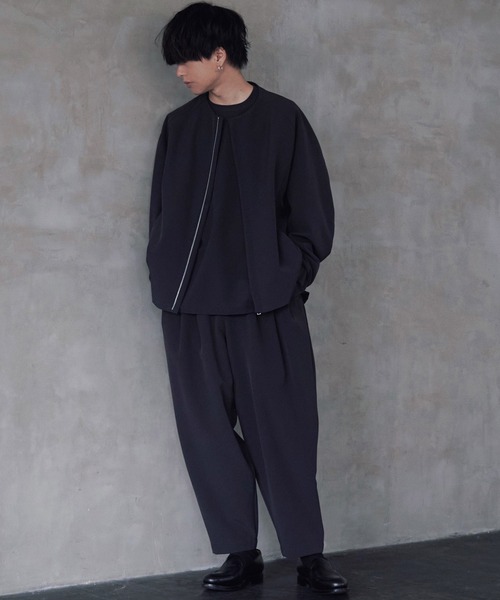 WYM × ATTACHMENT（ウィム×アタッチメント）の「【ATTACHMENT × WYM】3TUCK WIDE TAPERED PANTS（その他パンツ・メンズ・アッシュブラウン/チャコール・S/M/L）」の15枚目の写真