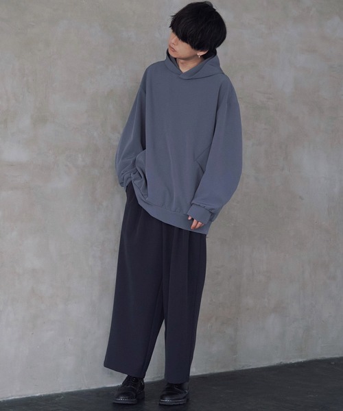 WYM × ATTACHMENT（ウィム×アタッチメント）の「【ATTACHMENT × WYM】3TUCK WIDE TAPERED PANTS（その他パンツ・メンズ・アッシュブラウン/チャコール・S/M/L）」の17枚目の写真