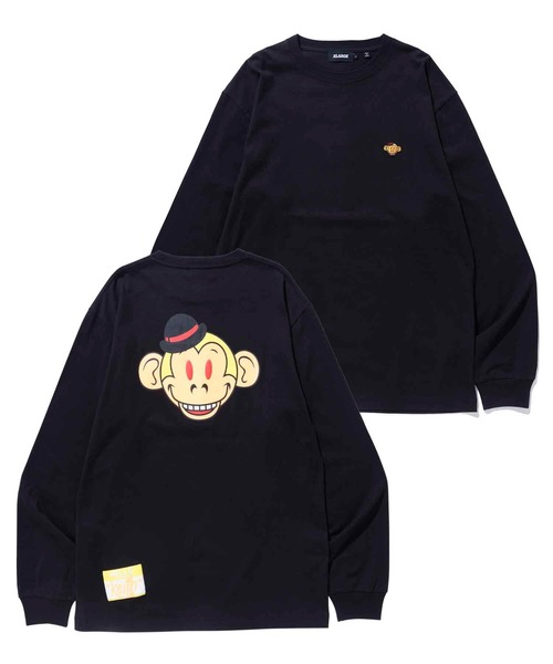 XLARGE（エクストララージ）の「KEITH HEAD L/S TEE（Tシャツ/カットソー・メンズ・ホワイト/ブラック/マスタード・S/M/L/XL）」の3枚目の写真