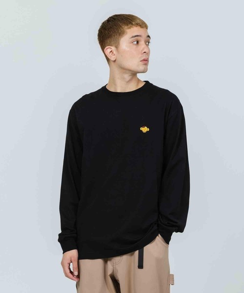 XLARGE（エクストララージ）の「KEITH HEAD L/S TEE（Tシャツ/カットソー・メンズ・ホワイト/ブラック/マスタード・S/M/L/XL）」の6枚目の写真