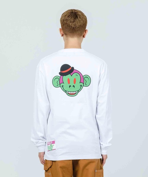 XLARGE（エクストララージ）の「KEITH HEAD L/S TEE（Tシャツ/カットソー・メンズ・ホワイト/ブラック/マスタード・S/M/L/XL）」の21枚目の写真