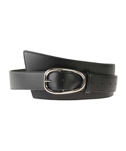 LAGUNAMOON（ラグナムーン）の「フォルムバックルベルト（ベルト・レディース・ブラック/モカ・FREE）」の7枚目の写真