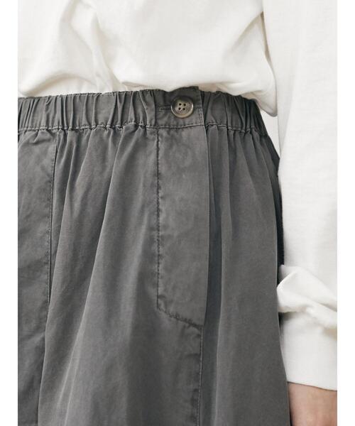 Green　Parks（グリーンパークス）の「ピグメントギャザースカート＊（スカート・レディース・チャコールグレー/ベージュ・FREE）」の10枚目の写真