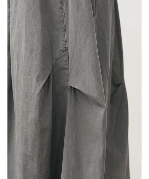 Green　Parks（グリーンパークス）の「ピグメントギャザースカート＊（スカート・レディース・チャコールグレー/ベージュ・FREE）」の15枚目の写真