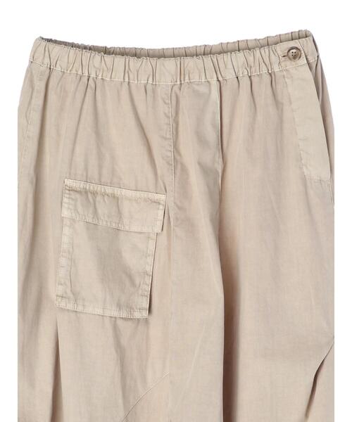 Green　Parks（グリーンパークス）の「ピグメントギャザースカート＊（スカート・レディース・チャコールグレー/ベージュ・FREE）」の7枚目の写真