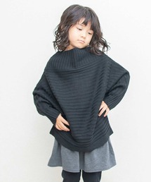 THE CASUAL | リブ編み ドルマン ニット セーター キッズ(ニット/セーター)