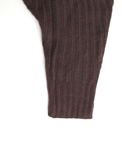 THE CASUAL（カジュアル）の「リブ編み ドルマン ニット セーター キッズ（ニット/セーター・キッズ・ブラウン/モカ/ブラック/チャコール・110cm/130cm/150cm/120cm/140cm/160cm）」の7枚目の写真