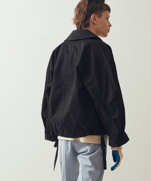 AIMNAIM（エイムネイム）の「AN TRUCKER JACKET（カバーオール・メンズ・ブラック/オフホワイト/サンドベージュ・MEDIUM/LARGE）」の11枚目の写真
