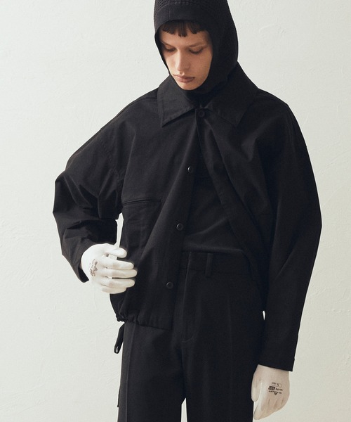 AIMNAIM（エイムネイム）の「AN TRUCKER JACKET（カバーオール・メンズ・ブラック/オフホワイト/サンドベージュ・MEDIUM/LARGE）」の14枚目の写真