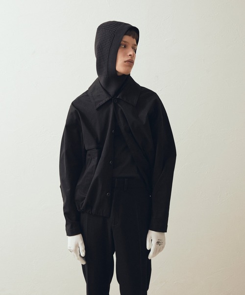 AIMNAIM（エイムネイム）の「AN TRUCKER JACKET（カバーオール・メンズ・ブラック/オフホワイト/サンドベージュ・MEDIUM/LARGE）」の16枚目の写真