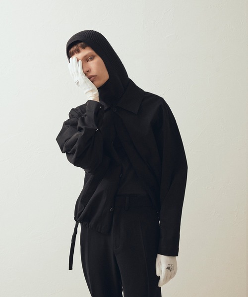 AIMNAIM（エイムネイム）の「AN TRUCKER JACKET（カバーオール・メンズ・ブラック/オフホワイト/サンドベージュ・MEDIUM/LARGE）」の17枚目の写真