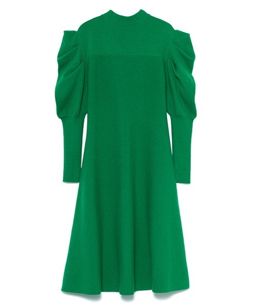 LILY BROWN（リリーブラウン）の「バックリボンAラインニットワンピース（ワンピース・レディース・ベージュ/グリーン/ライトブルー/ブラック・FREE）」の10枚目の写真