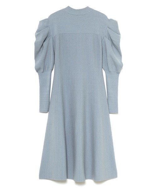 LILY BROWN（リリーブラウン）の「バックリボンAラインニットワンピース（ワンピース・レディース・ベージュ/グリーン/ライトブルー/ブラック・FREE）」の22枚目の写真