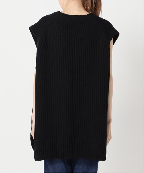 plage（プラージュ）の「【JANE SMITH/ジェーンスミス】OVER SIZE V NECK ニット◆（ニット/セーター・レディース・ホワイト/ブラック・FREE）」の11枚目の写真