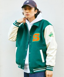 SPOC STORE | 【SPOC STORE】オーバーサイズ サガラワッペン配色スタジャン(スタジャン)