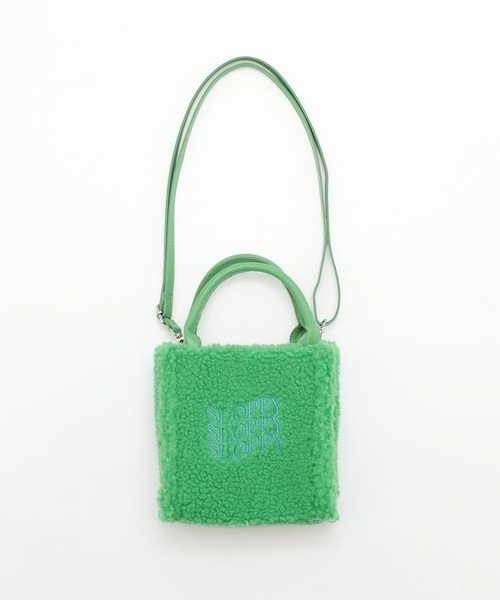 WHO'S WHO gallery（フーズフーギャラリー）の「【SLOPPY/スロッピー】ボアBAG（ショルダーバッグ・レディース・アイボリー/パープル/グリーン・FREE）」の14枚目の写真