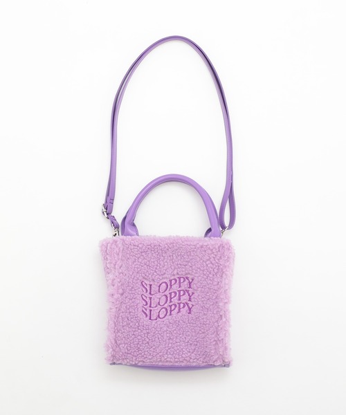 WHO'S WHO gallery（フーズフーギャラリー）の「【SLOPPY/スロッピー】ボアBAG（ショルダーバッグ・レディース・アイボリー/パープル/グリーン・FREE）」の16枚目の写真