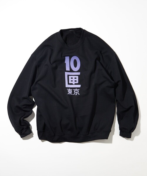 TENBOX（テンボックス）の「TENBOX/10匣/テンボックス 10匣東京CREW/テンボックス トウキョウ クルーネックスウェット（スウェット・メンズ・ホワイト/ブラック/グリーン・X-LARGE/MEDIUM/LARGE）」の5枚目の写真
